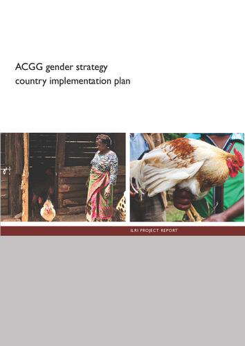 ACGG gender strategy country implementation plan