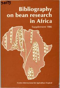 Bibliography on bean research in Africa: supplement 1986