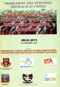 Adoption of agricultural intensification options for increasing productivity of farmers in semiarid of West Africa
