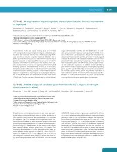 Next generation sequencing based transcriptomic studies for crop improvement in pigeonpea