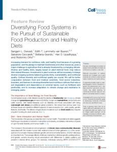 Diversifying Food Systems in the Pursuit of Sustainable Food Production and Healthy Diets
