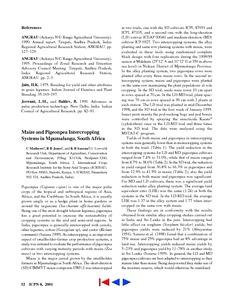 Maize and Pigeonpea Intercropping Systems in Mpumalanga, South Africa