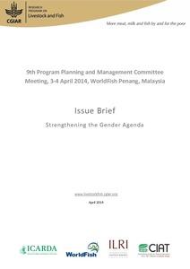 Strengthening the gender agenda
