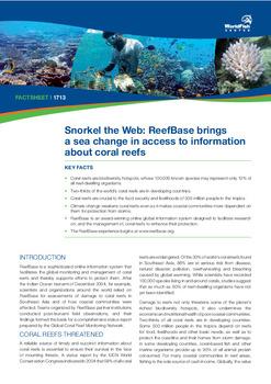 Snorkel the web: ReefBase brings a sea change in access to information about coral reefs