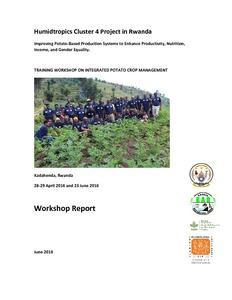 Humidtropics cluster 4 project in Rwanda: Improving potato-based production systems to enhance productivity, nutrition, income, and gender equality: Training workshop on integrated potato crop management