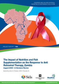 Impact of nutrition and fish supplementation on the response to anti retroviral therapy, Zambia: a literature review