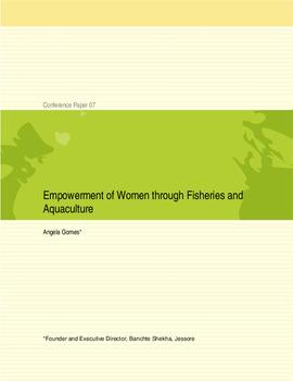 Empowerment of women through fisheries and aquaculture