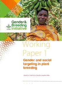 Gender and social targeting in plant breeding