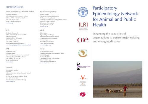 Participatory Epidemiology Network for Animal and Public Health: Enhancing the capacities of organizations to control major existing and emerging diseases