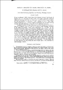 Genetic analysis of stalk strengh in Maize