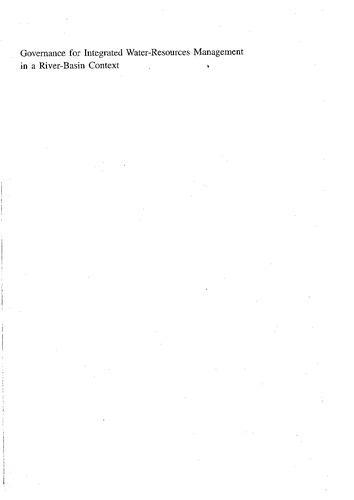 Governance for integrated water resources management in a river-basin context: proceedings of a regional seminar, Bangkok, May, 2002