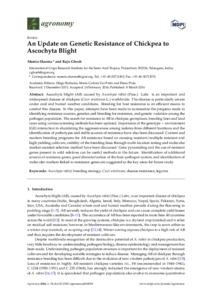 An Update on Genetic Resistance of Chickpea to Ascochyta Blight