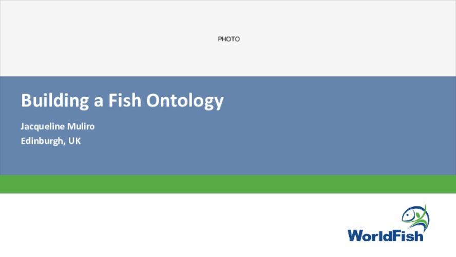 Developing the Fish Ontology