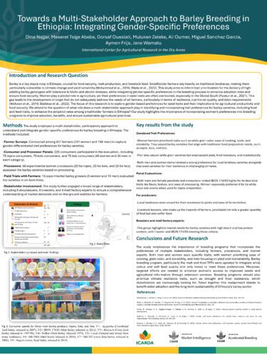 Towards a Multi-Stakeholder Approach to Barley Breeding in Ethiopia: Integrating Gender-Specific Preferences