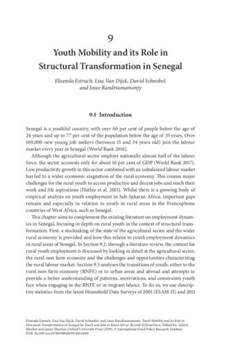 Youth mobility and its role in structural transformation in Senegal