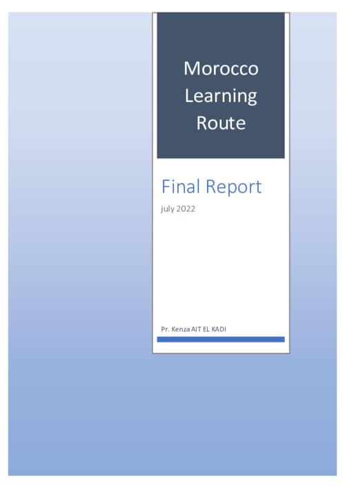 SKiM - 2022 Morocco Learning Route on