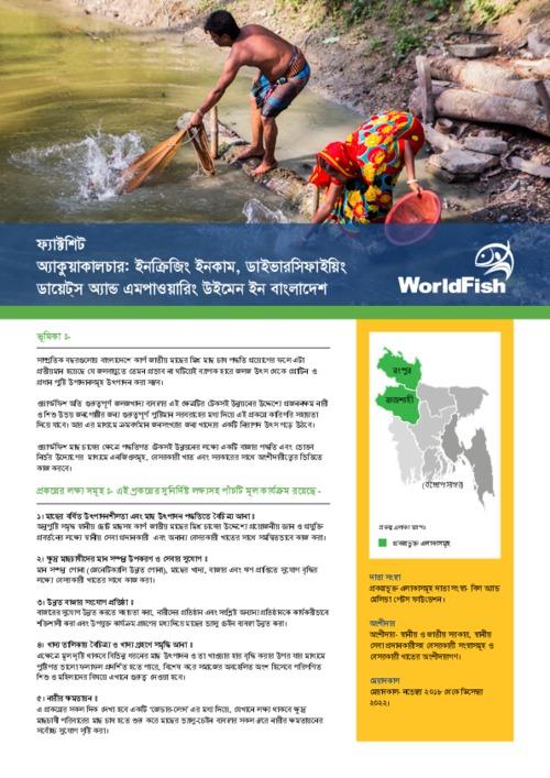 Aquaculture: Increasing income, diversifying diets, and empowering women in Bangladesh (Bangla version)