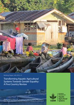 Transforming aquatic agricultural systems towards gender equality: a five country review