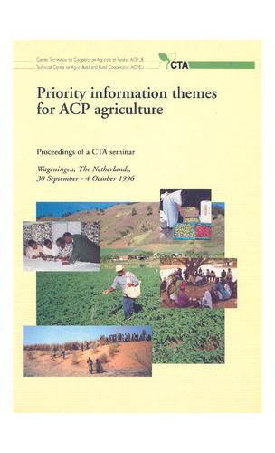 Priority information themes for ACP agriculture