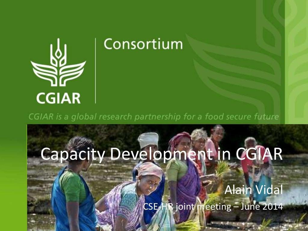 Capacity development within CGIAR