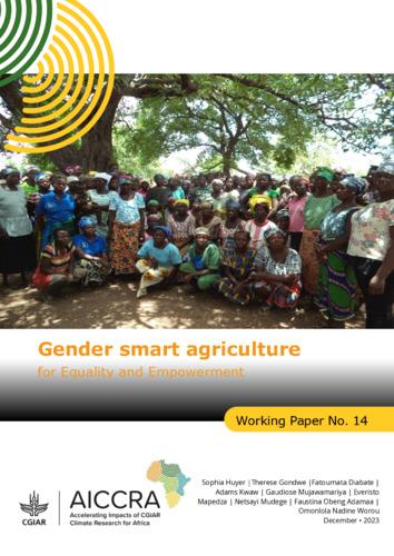 Gender Smart Agriculture for Equality and Empowerment