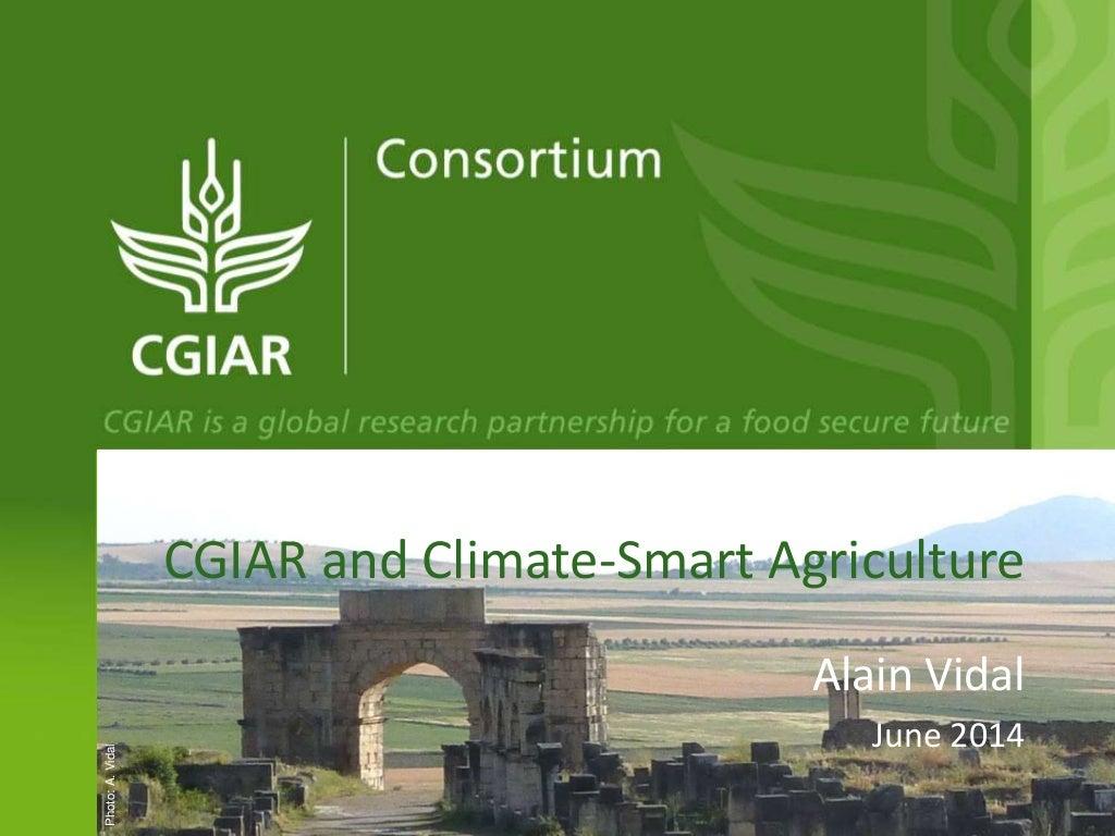 CGIAR and Climate-Smart Agriculture