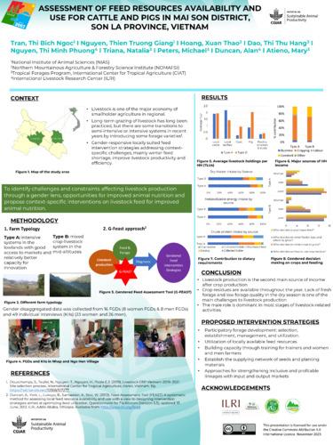 Assessment of feed resources availability and use for cattle and pigs in Mai Son District, Son La Province, Vietnam