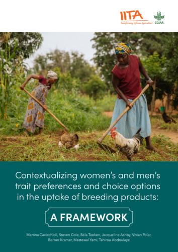 Contextualizing women's and men's trait preferences and choice options in the uptake of breeding products: a framework