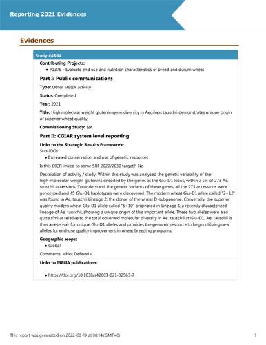High molecular weight glutenin gene diversity in Aegilops tauschii demonstrates unique origin of superior wheat quality