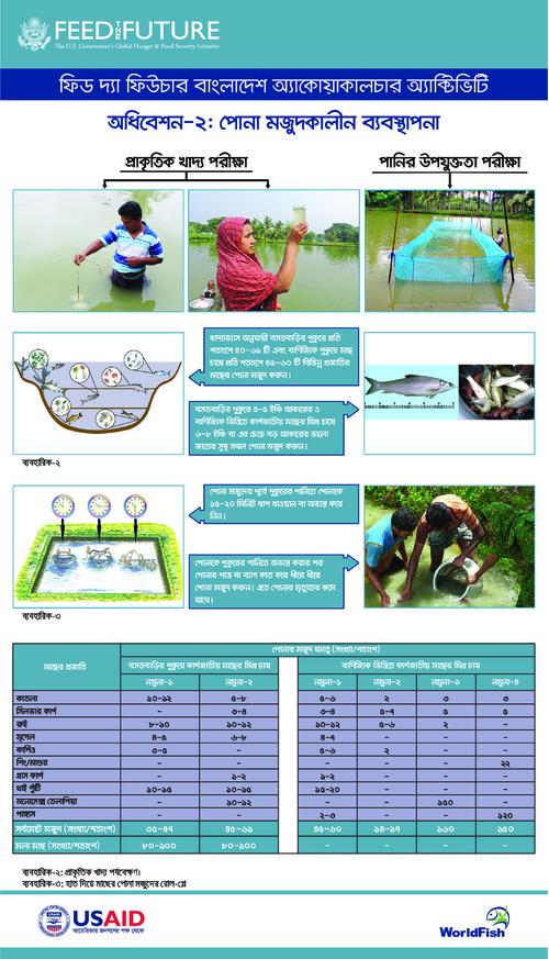 Festoon on fish seed stocking management