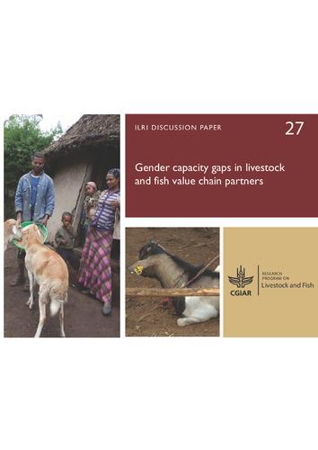 Gender capacity gaps in livestock and fish value chain partners