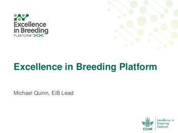 Excellence in Breeding Platform