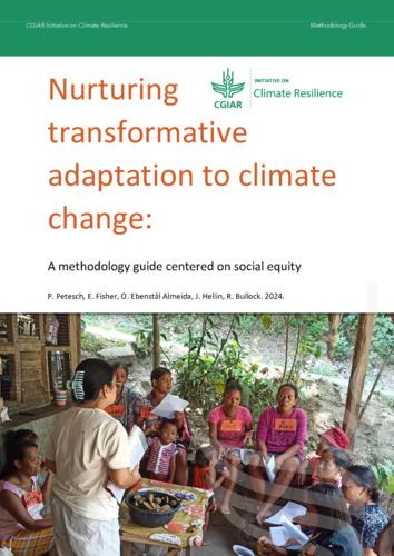 Nurturing transformative adaptation to climate change: A methodology guide centered on social equity