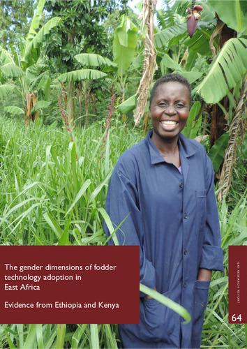 The gender dimensions of fodder technology adoption in East Africa: Evidence from Ethiopia and Kenya