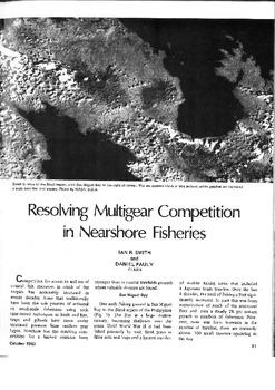 Resolving multigear competition in nearshore fisheries