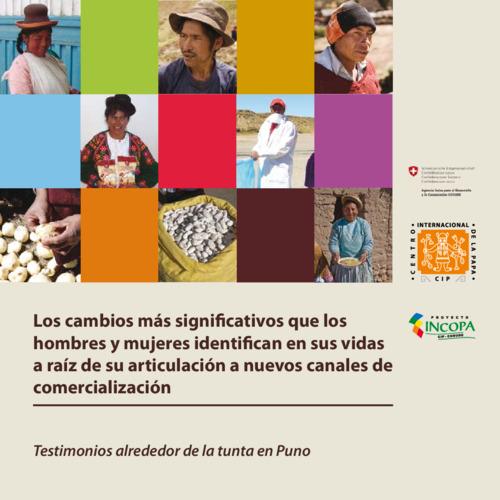 Los cambios mas significativos que los hombres y mujeres identifican en sus vidas a raiz de su articulacion a nuevos canales de comercializacion: Testimonios alrededor de la tunta en Puno