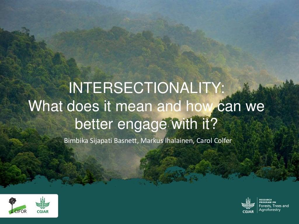 Intersectionality: What does it mean and how can we better engage with it?