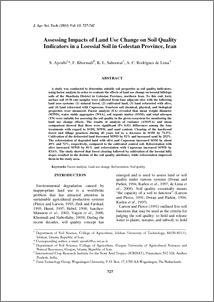 Assessing Impacts of Land Use Change on Soil Quality Indicators in a Loessial Soil in Golestan Province, Iran