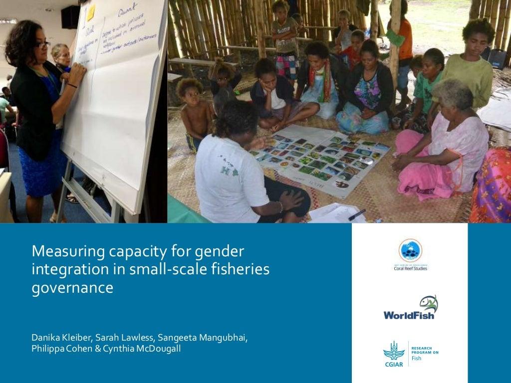 Measuring capacity for gender integration in small-scale fisheries governance