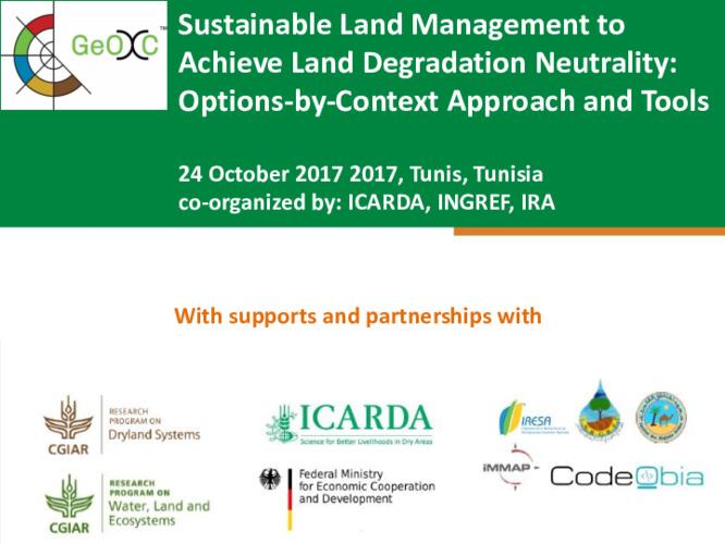 Sustainable Land Management to Achieve Land Degradation Neutrality: Options-by-Context Approach and Tools
