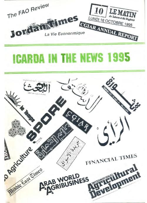 ICARDA in the News 1995