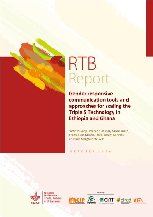 Final Report - Gender Responsive Communication Tools and Approaches for Scaling the Triple S Technology in Ethiopia and Ghana
