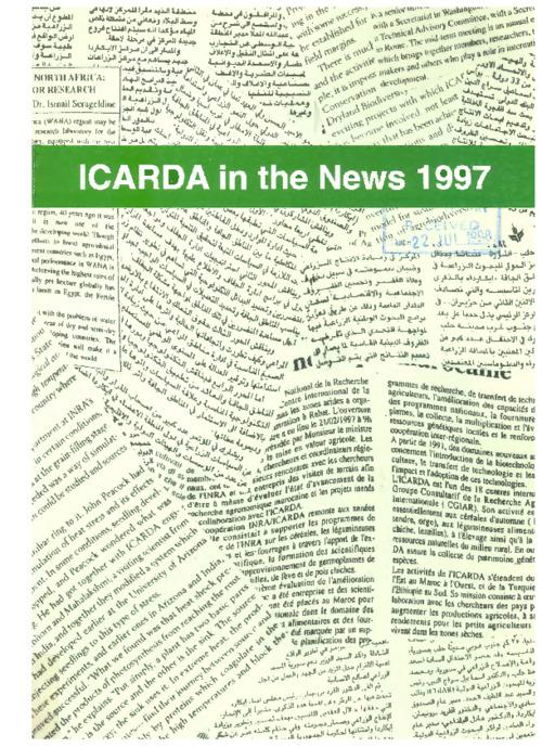 ICARDA in the News 1997
