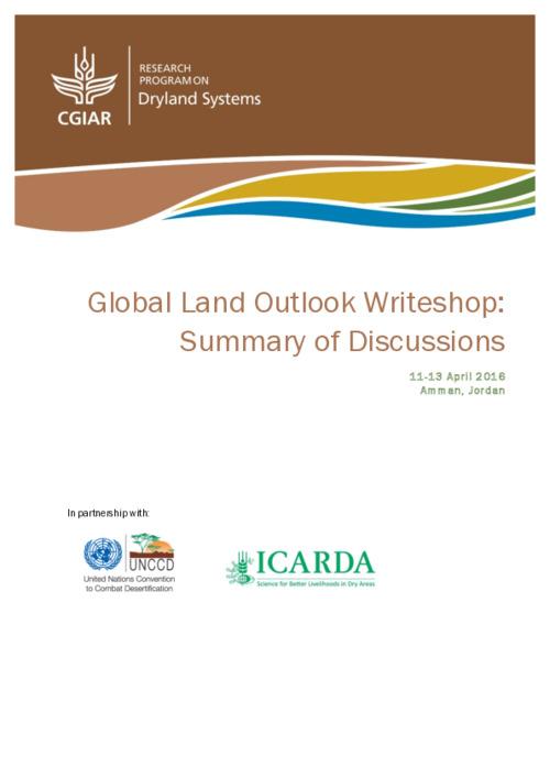 Global Land Outlook Writeshop: Summary of Discussions