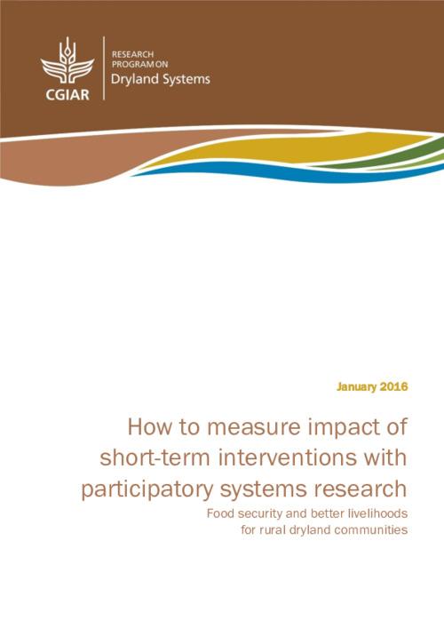 How to measure impact of short-term interventions with participatory systems research approaches?