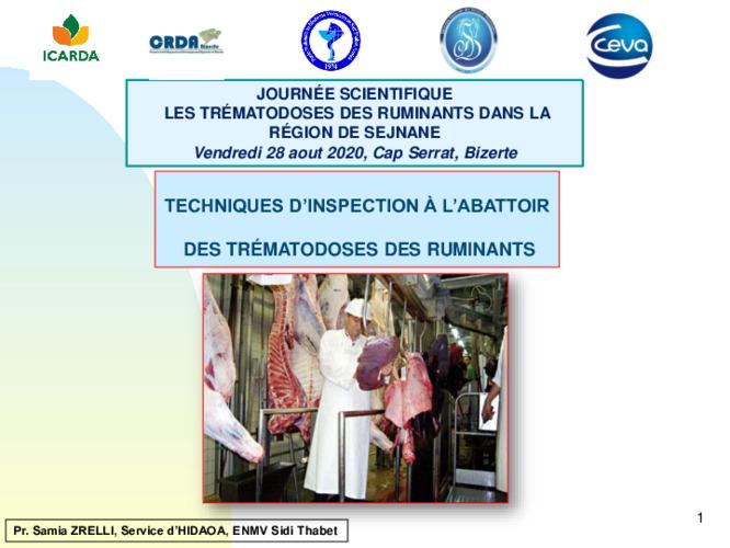 Techniques d’inspection à l’abattoir des trématodoses des ruminants