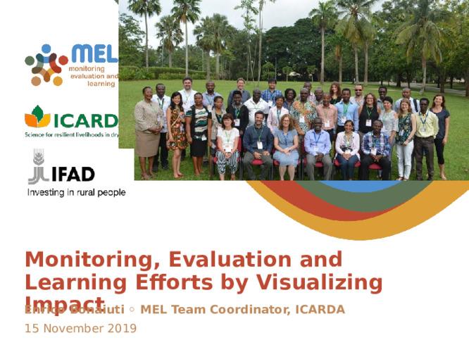 Monitoring, Evaluation and Learning Efforts by Visualizing Impact