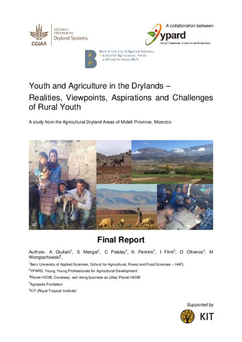 Youth and Agriculture in the Drylands – Realities, Viewpoints, Aspirations and Challenges of Rural Youth