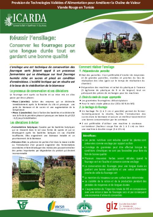 Réussir l’ensilage: Conserver les fourrages pour une longue durée tout en gardant une bonne qualité