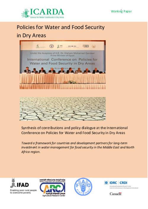 Policies for Water and Food Security in Dry Areas